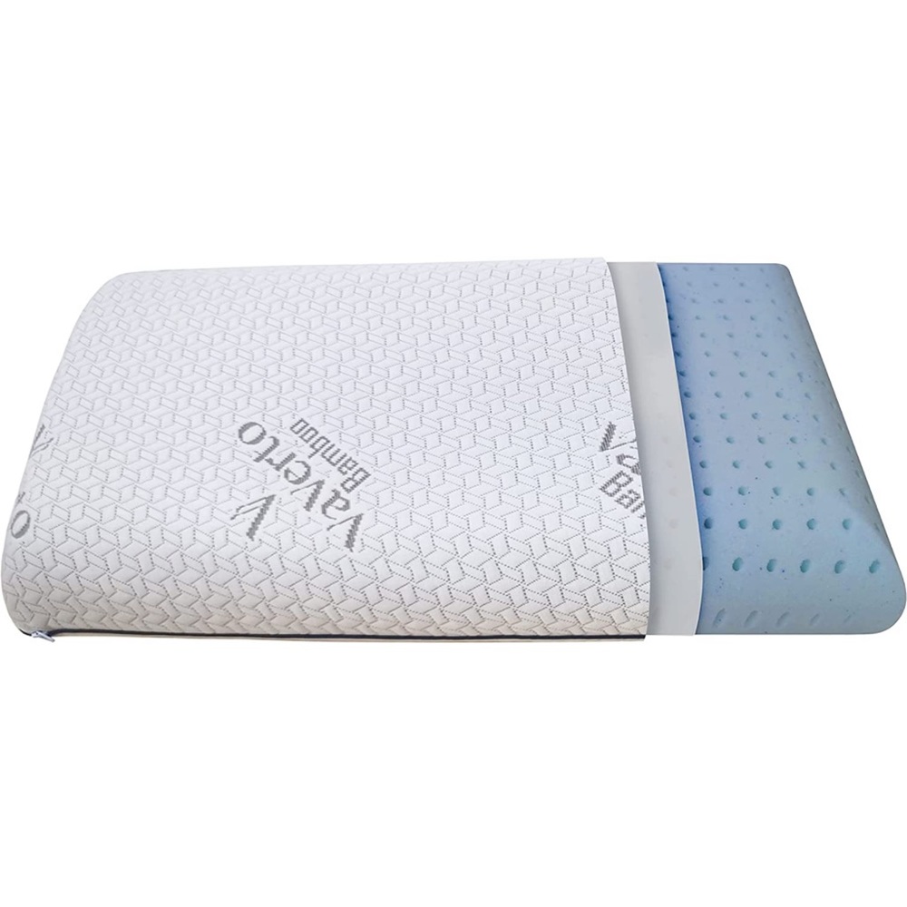 Gel memory foam pillow